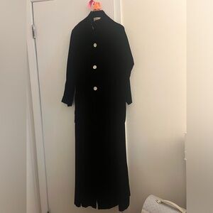 Elinor Simmons Vintage Black Velvet Coat